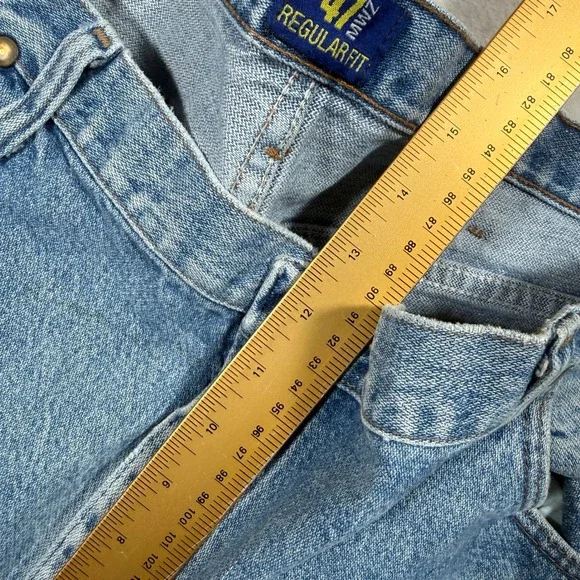 Wrangler Regular Fit‎ Light Wash Denim Jeans Mens 40 x 34 Casual Workwear - Picture 11 of 14